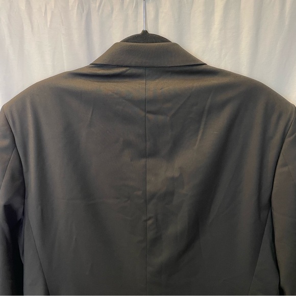 Jos. A. Bank Reserve Reda Italian 100% Wool Super 110’s Black Blazer Size 44S - Picture 12 of 16